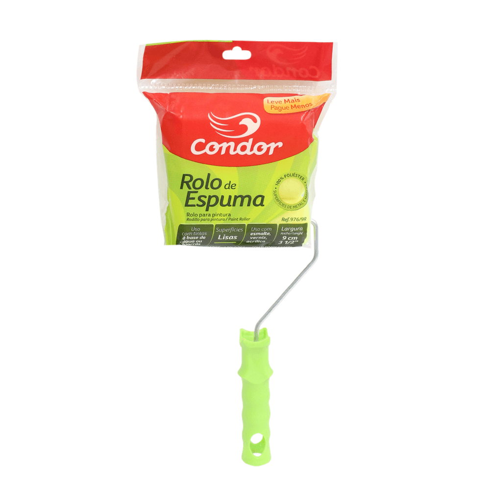 ROLO DE ESPUMA CONDOR 9CM C/2 REFIS REF.976/9R - cacula