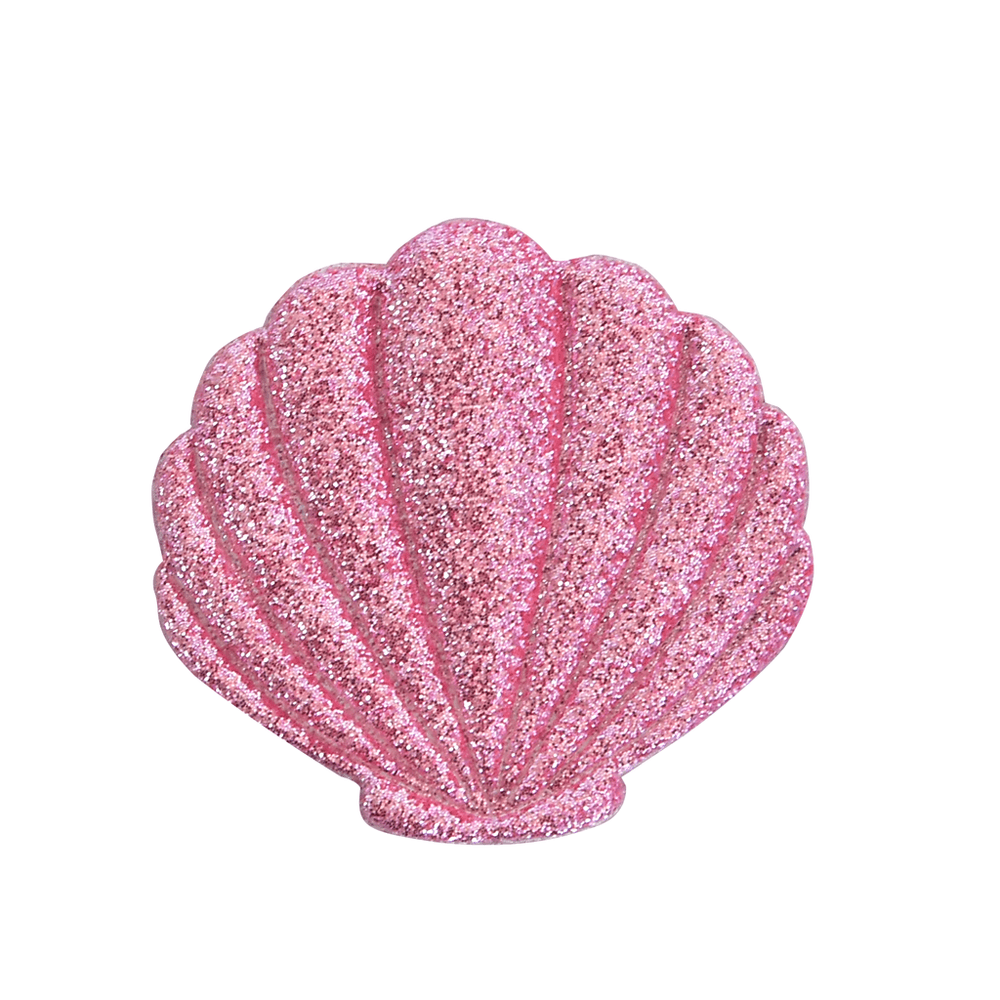 ROSA GLITTER C/CLIP D14X8.5CM