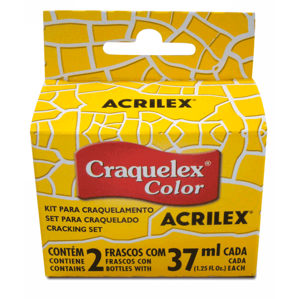 KIT CRAQUELEX COLORIDO 37ML - cacula